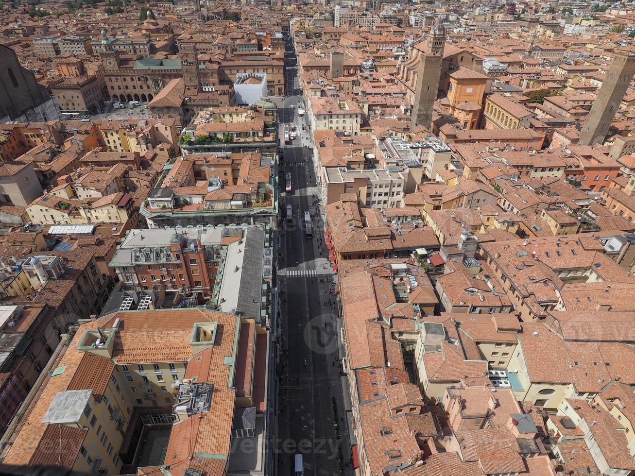 Aerial view of Bologna photo