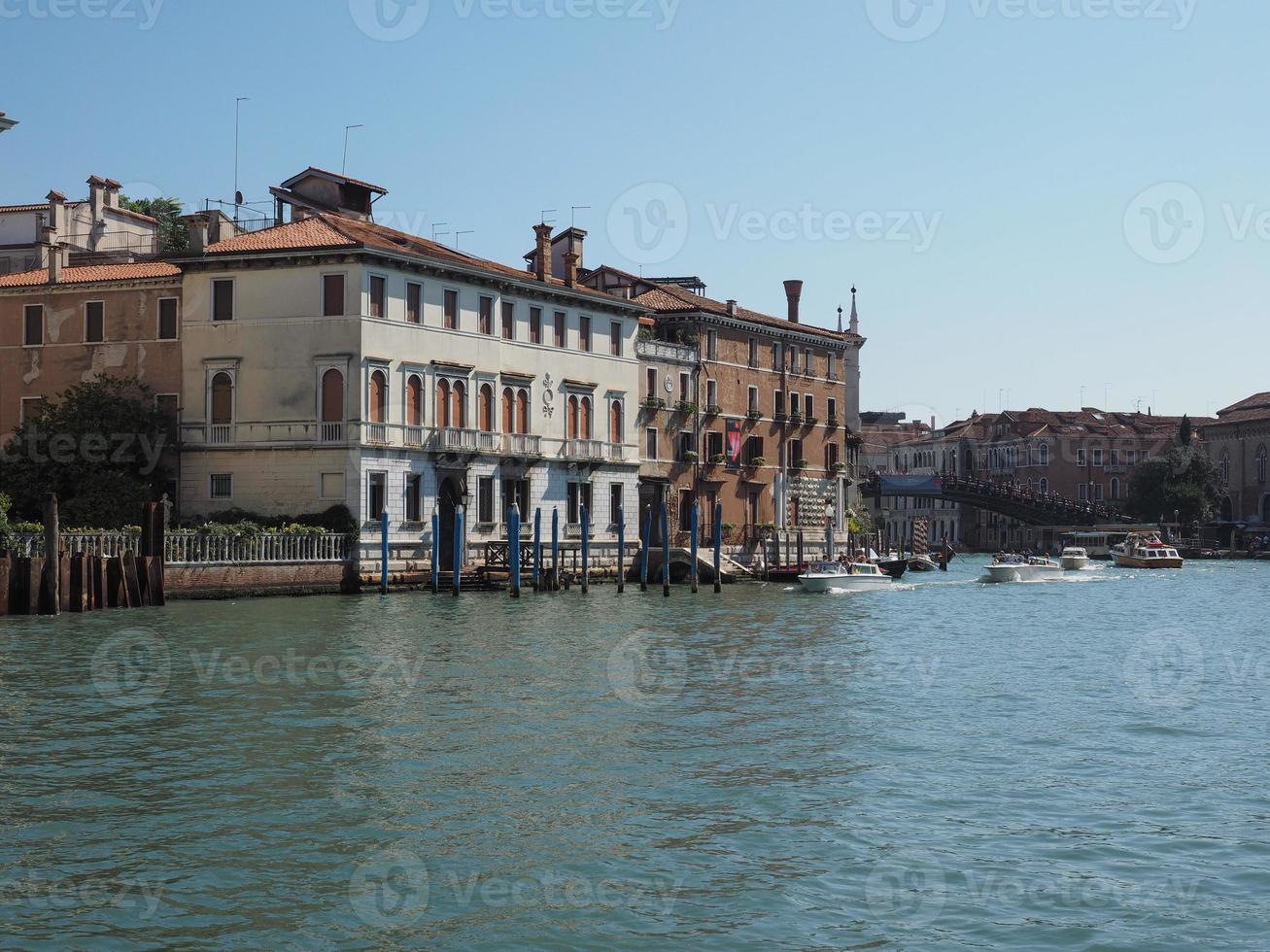 canal grande en venecia foto