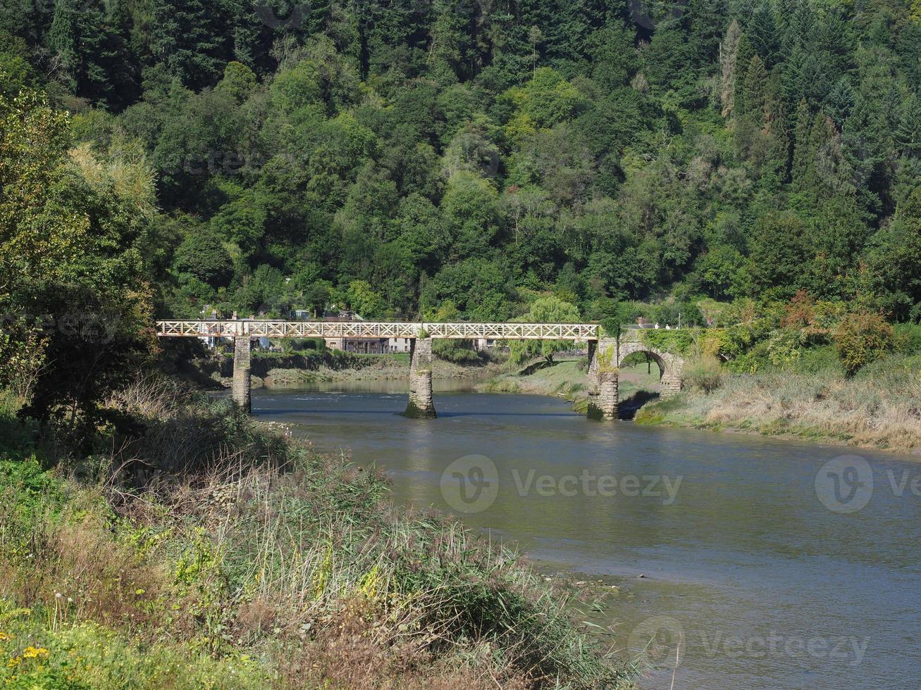 Río Wye en Tintern foto