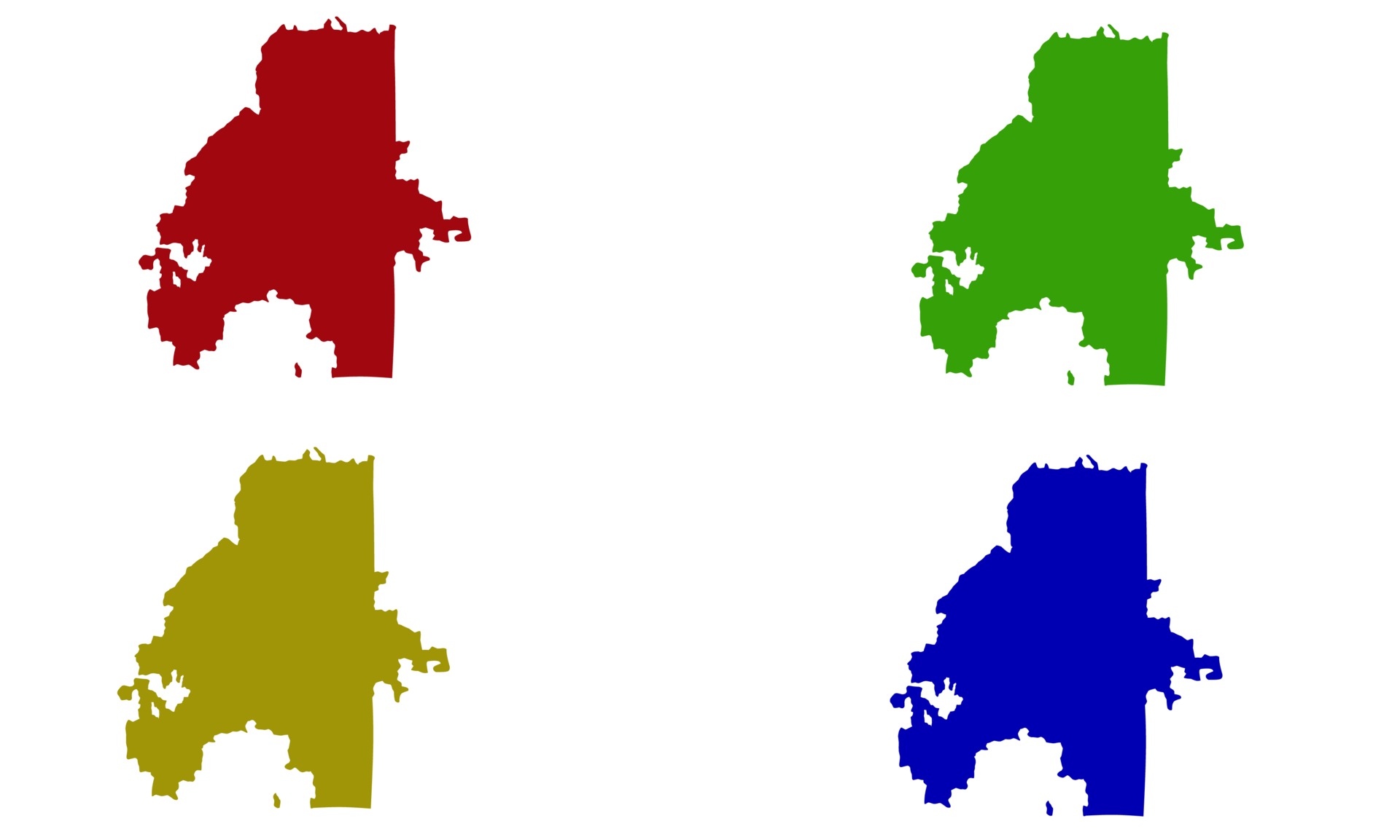 silueta de mapa de la ciudad de atlanta en 3165248 Vector en