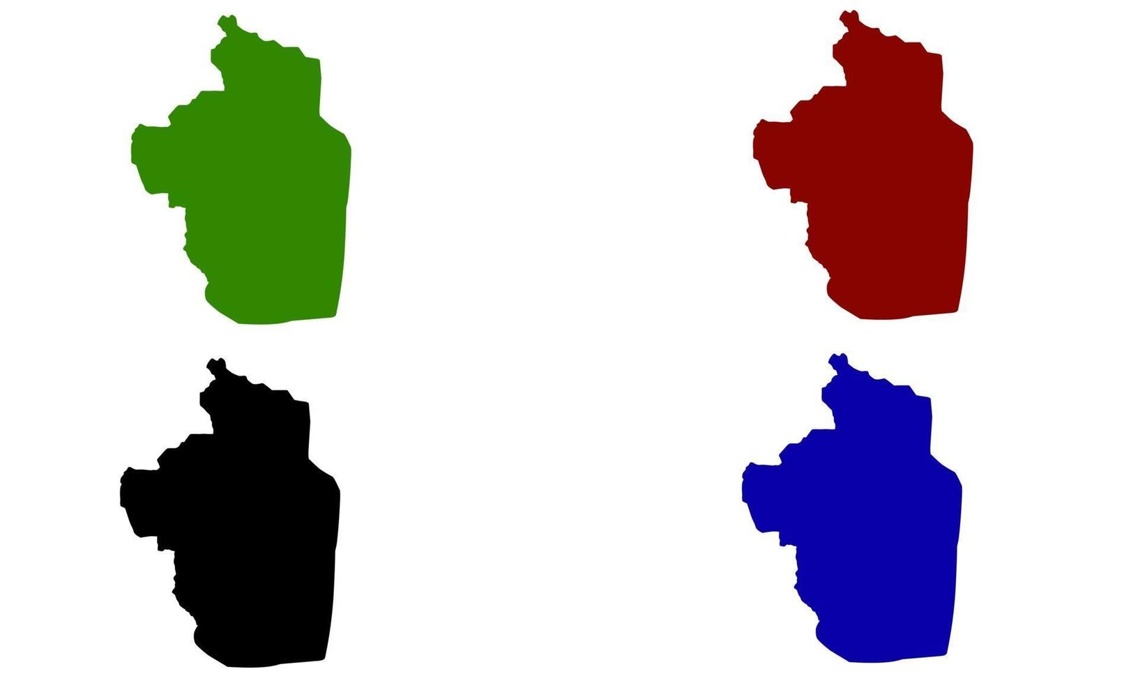Riyadh city map silhouette in Saudi Arabia vector