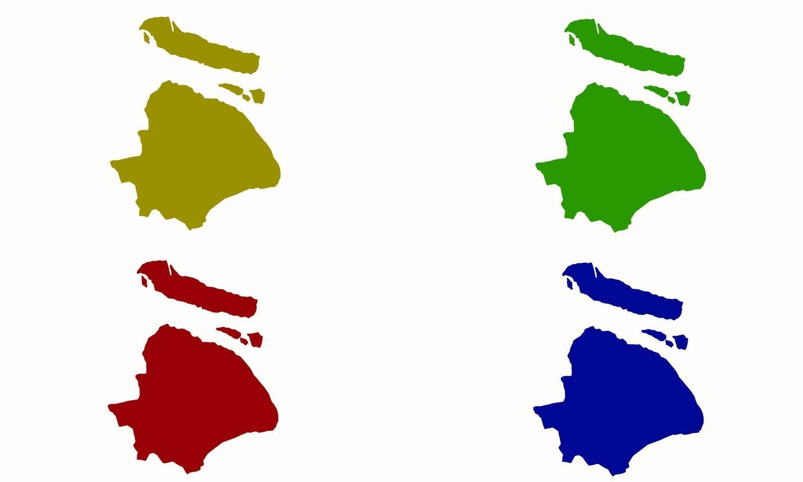 Shanghai city map silhouette in China vector