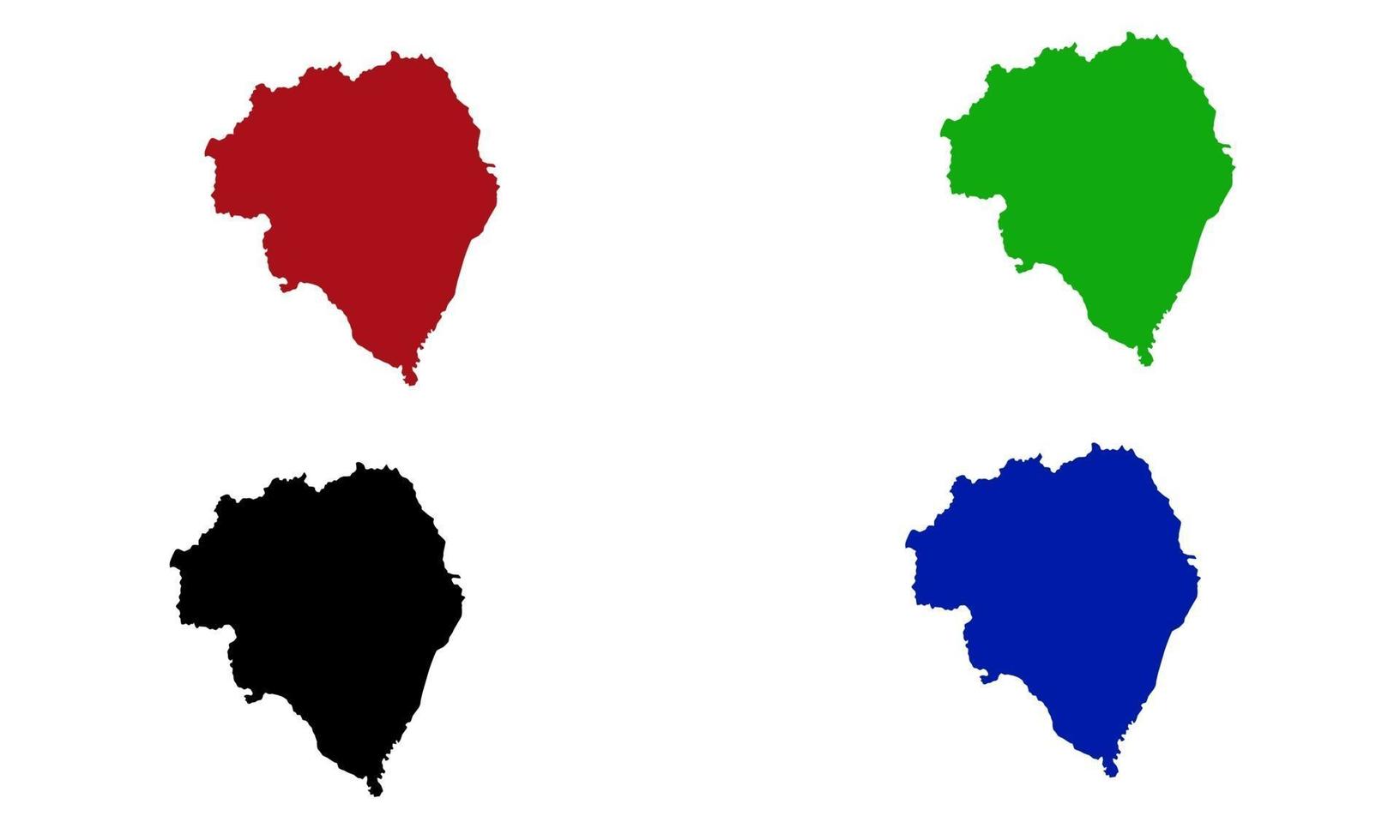Namyangju city map silhouette in South Korea vector