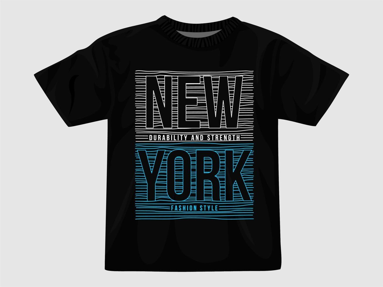 diseño de camiseta de nueva york.eps vector