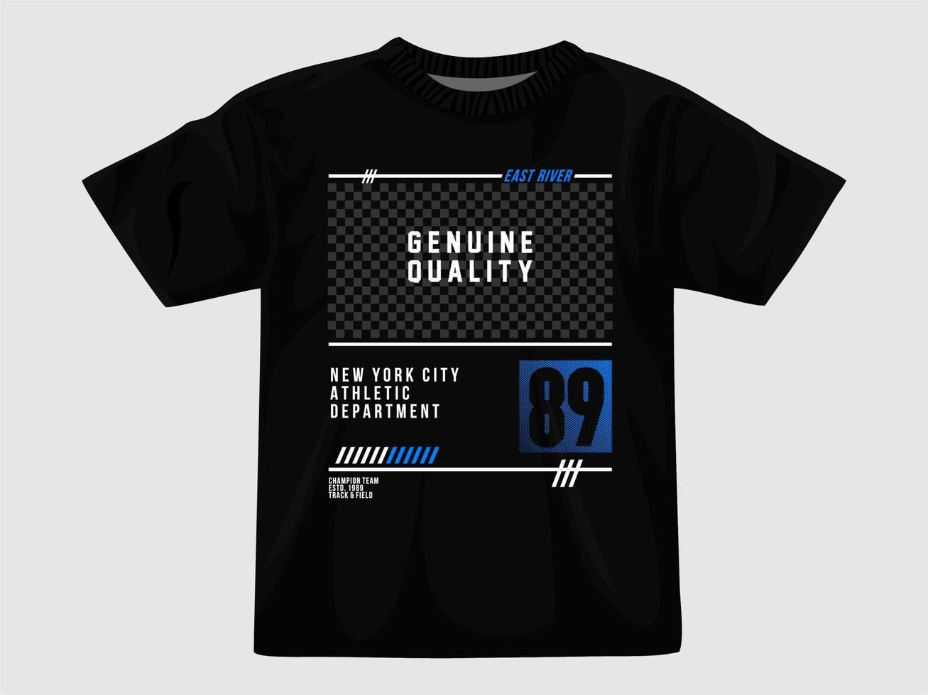 Genuine quality t shirt desig... vector