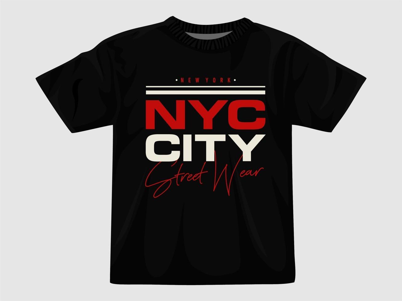 New york city urban street t ... vector