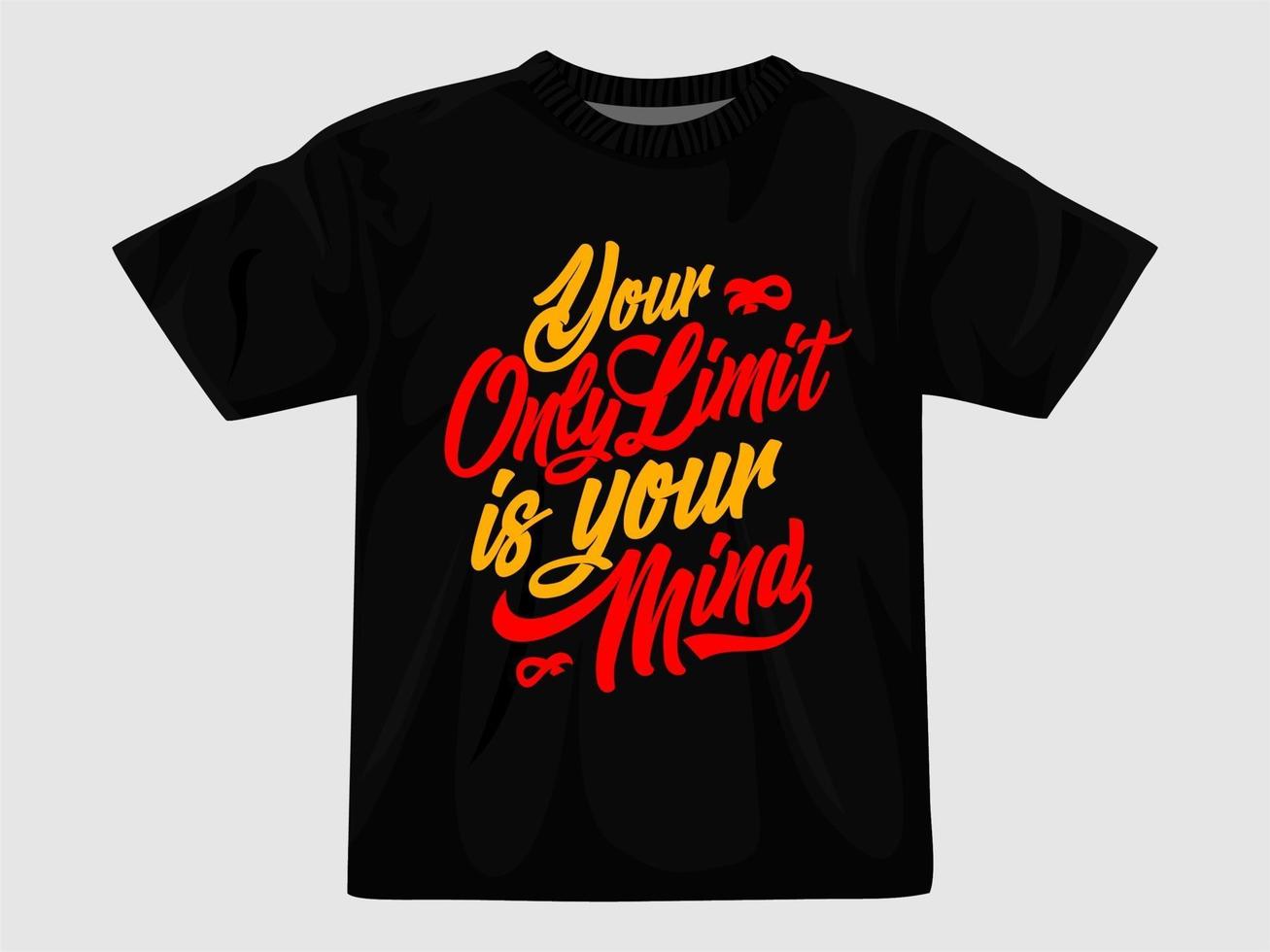 Quotes typography graphic tee... vector