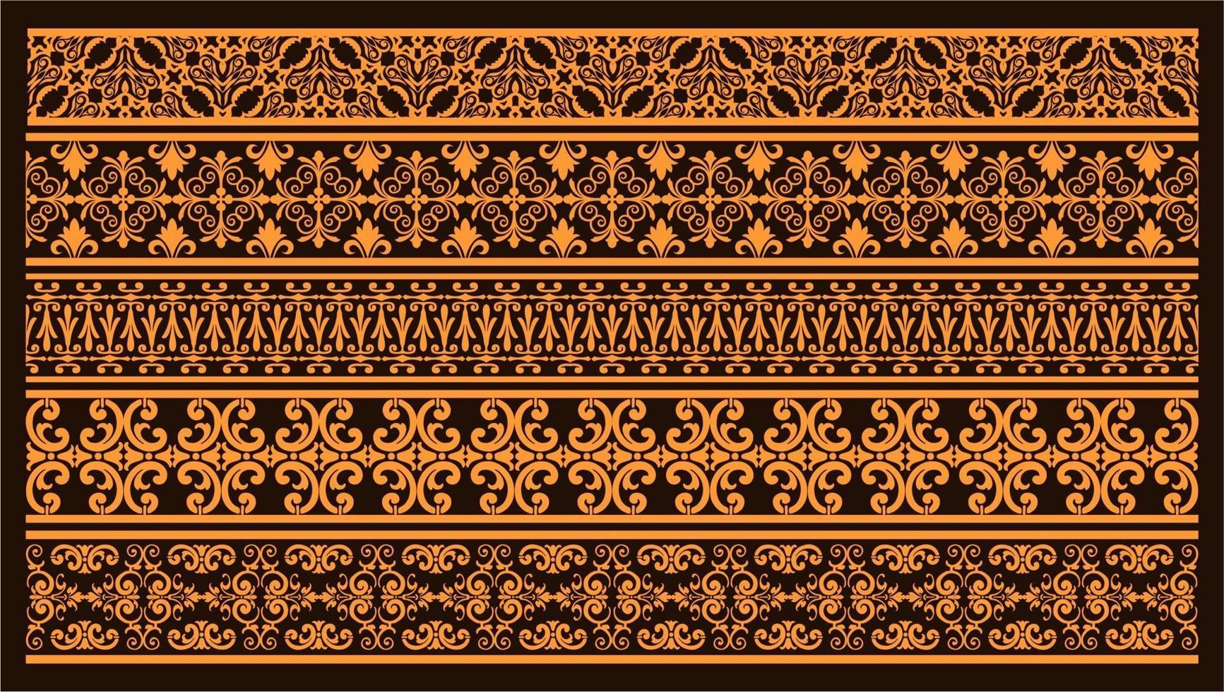 Seamless Border Geometric Pat... vector