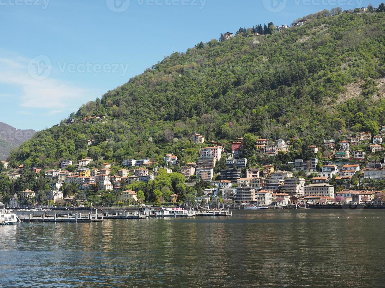 vista del lago como foto