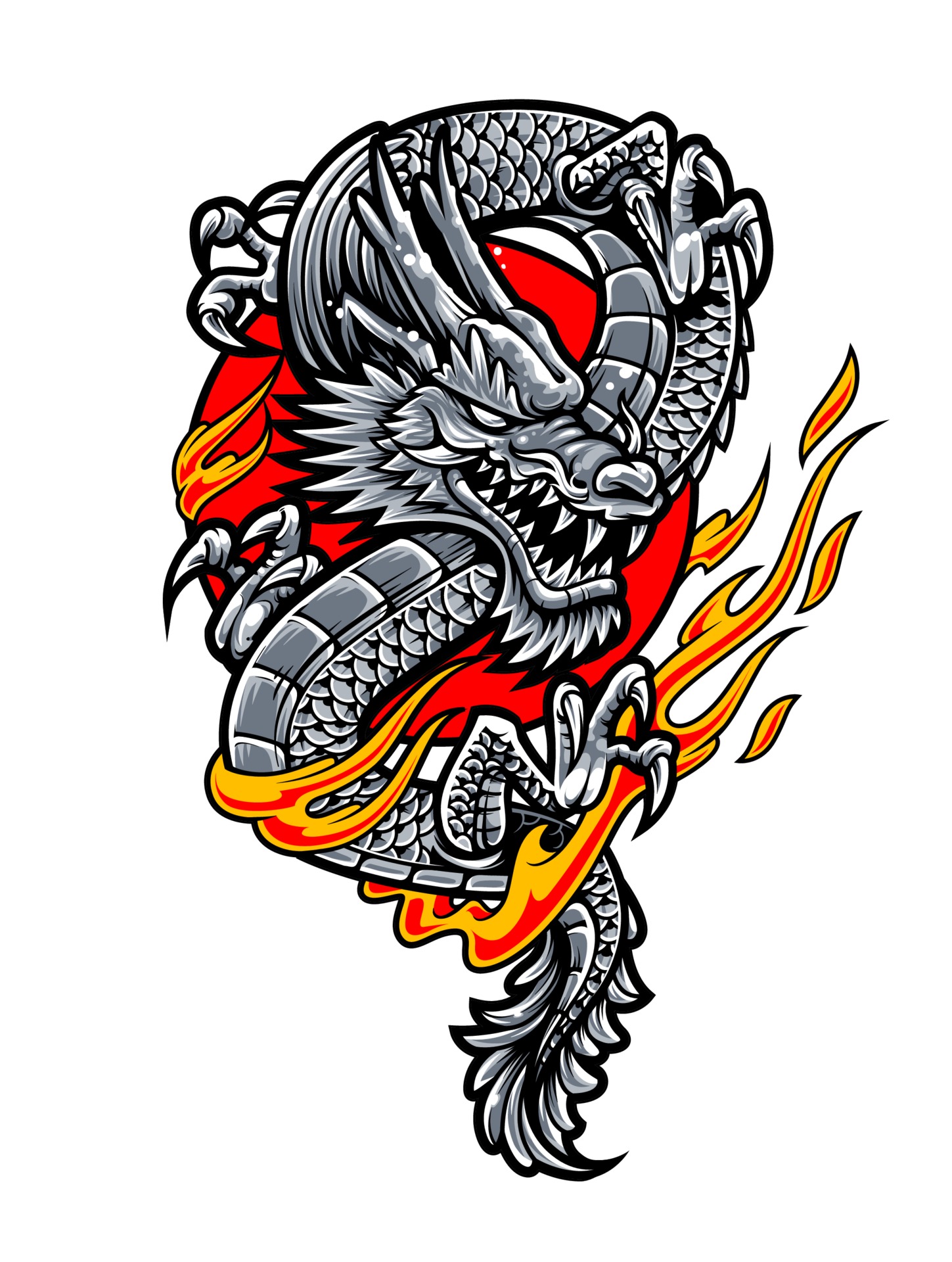 Japanese Dragon Head Designs