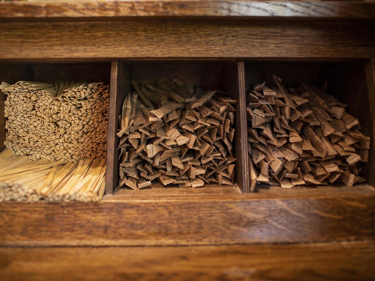 palitos de madera desechables para remover café y azúcar en