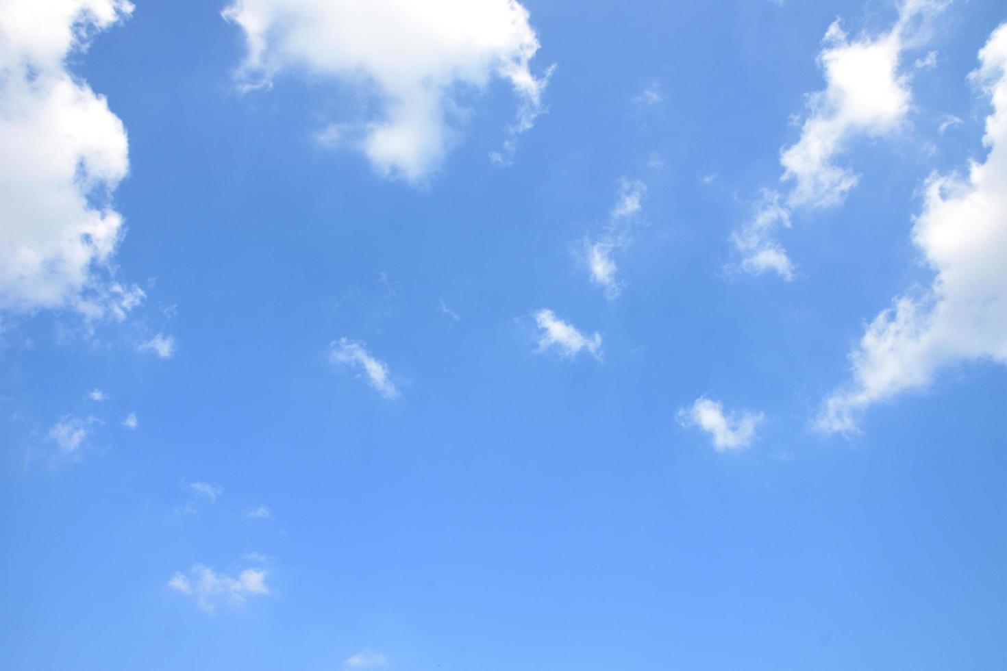 blue sky with clouds. background or wallpaper. photo