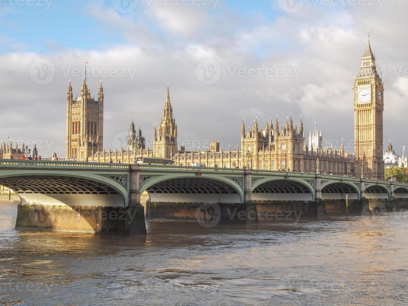 Puente de Westminster en Londres foto