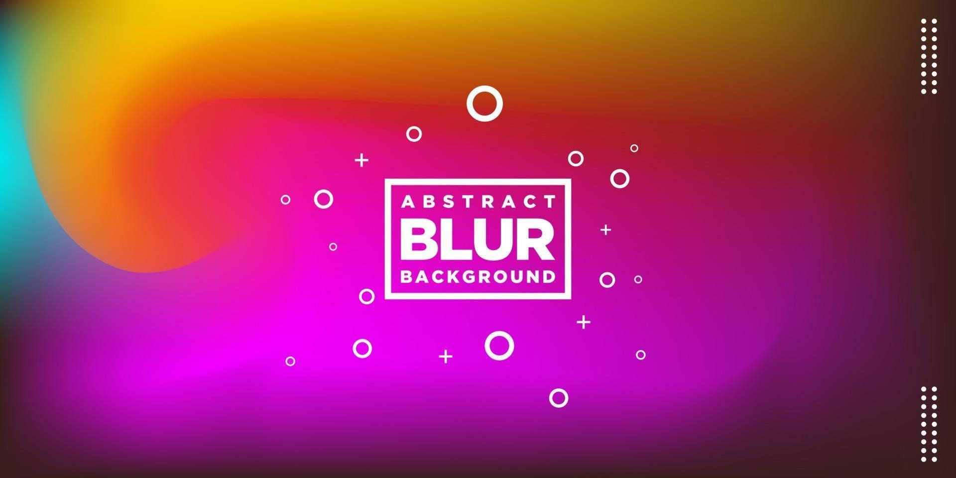 Modern Hologram Blur Colorful Abstract Background Design vector