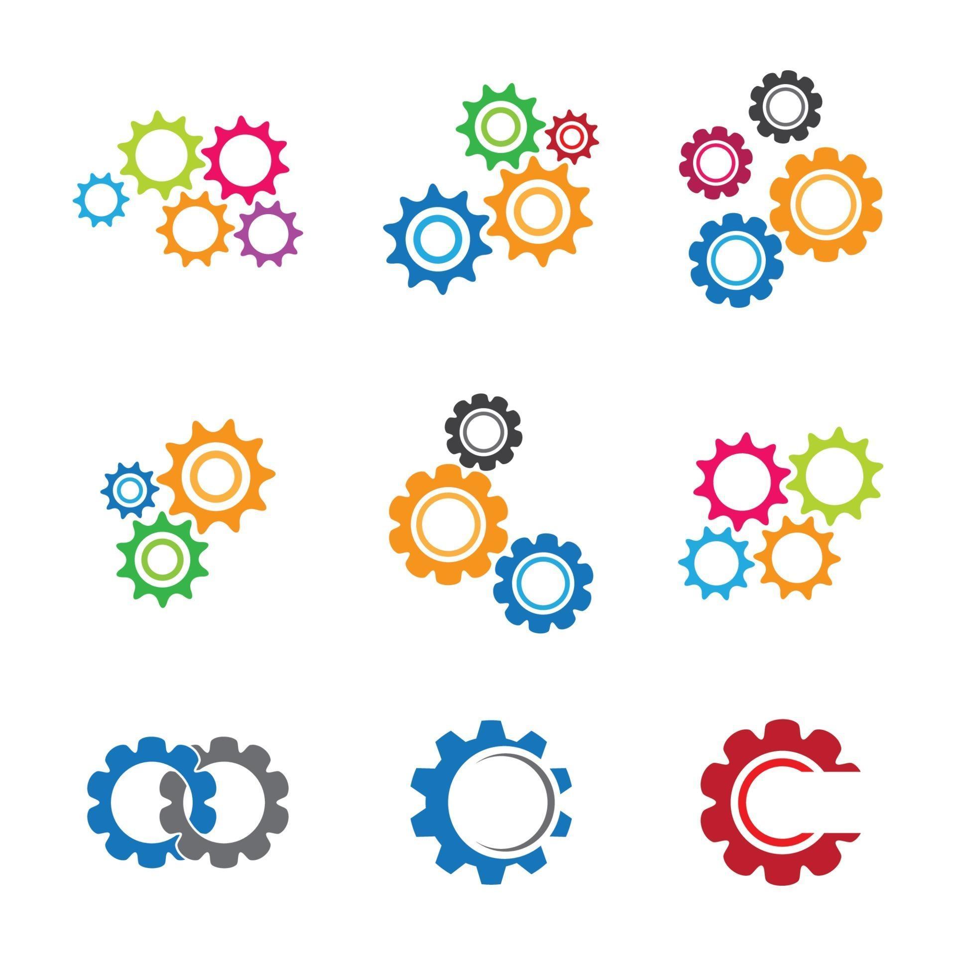 Gear logo images 3170897 Vector Art at Vecteezy