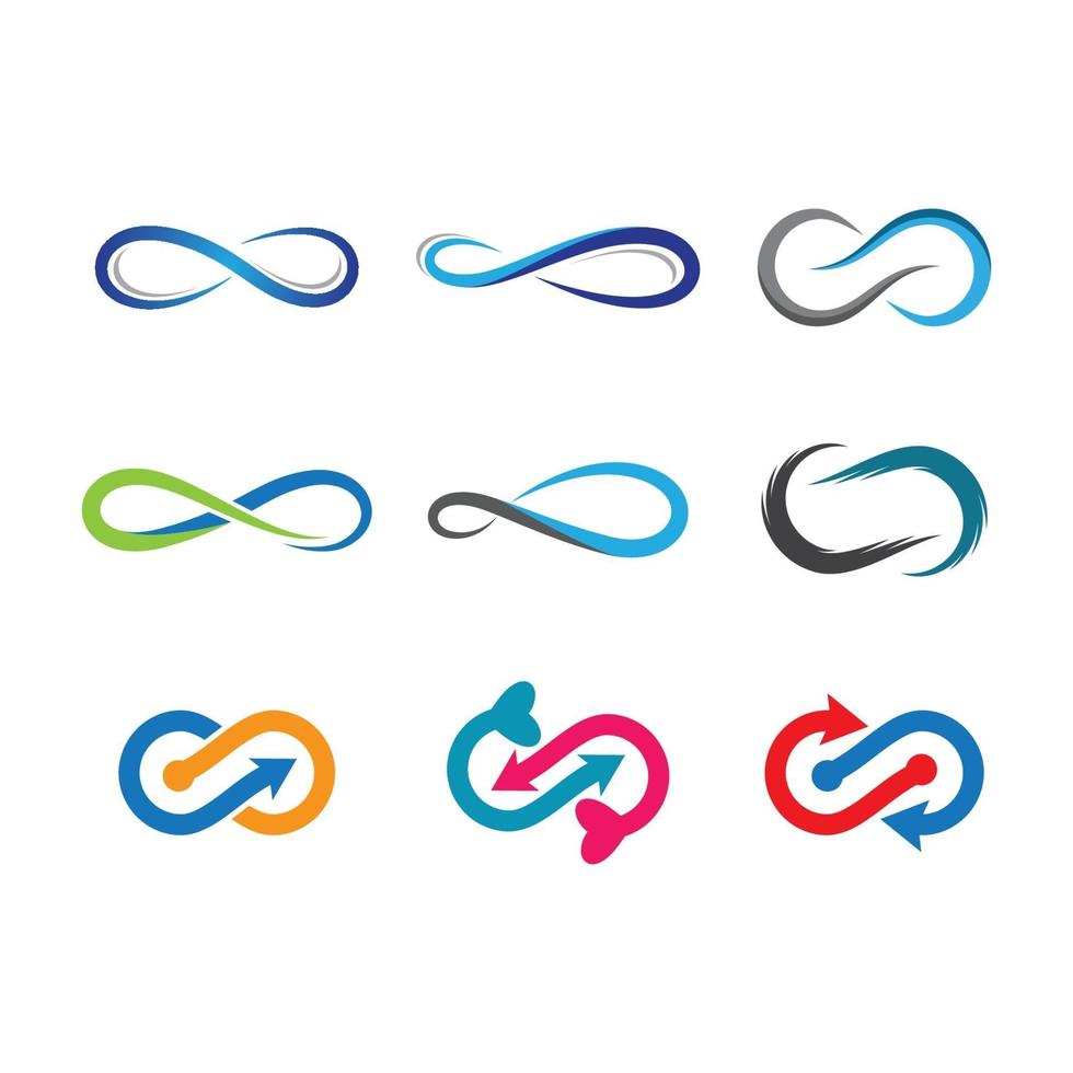 Infinity logo images vector