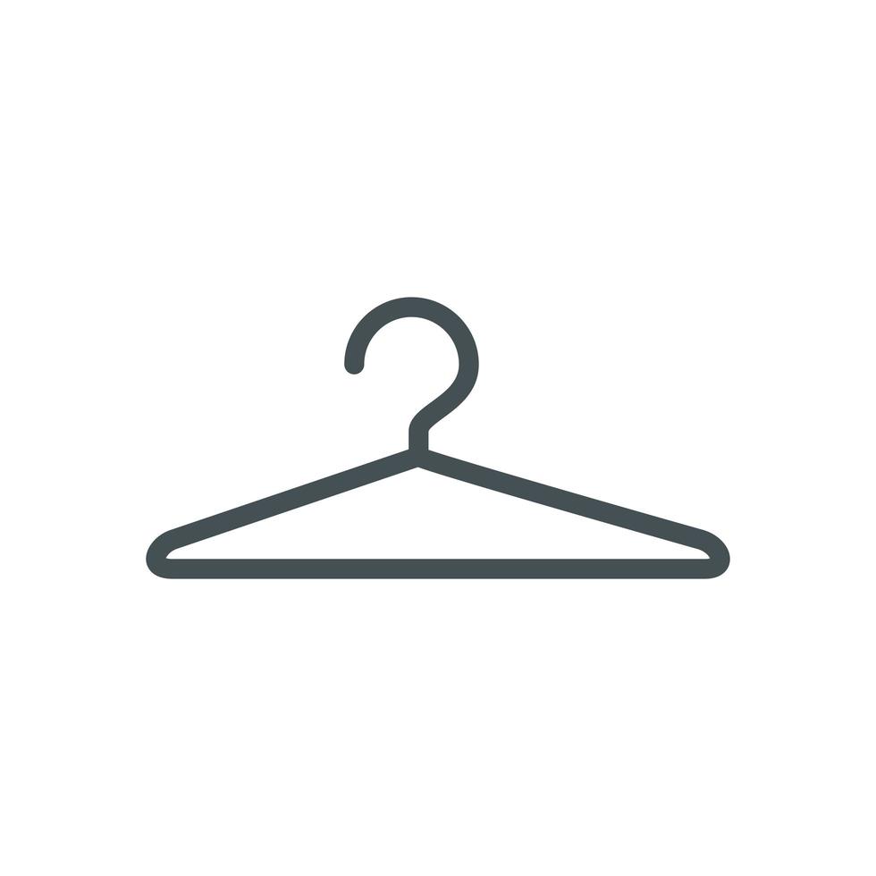 Isolated cloth hanger icon vector design