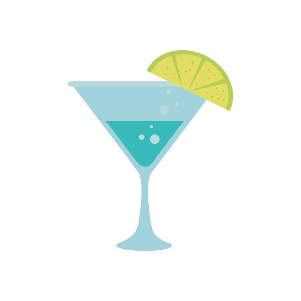 Isolated alcohol cocktail vector design