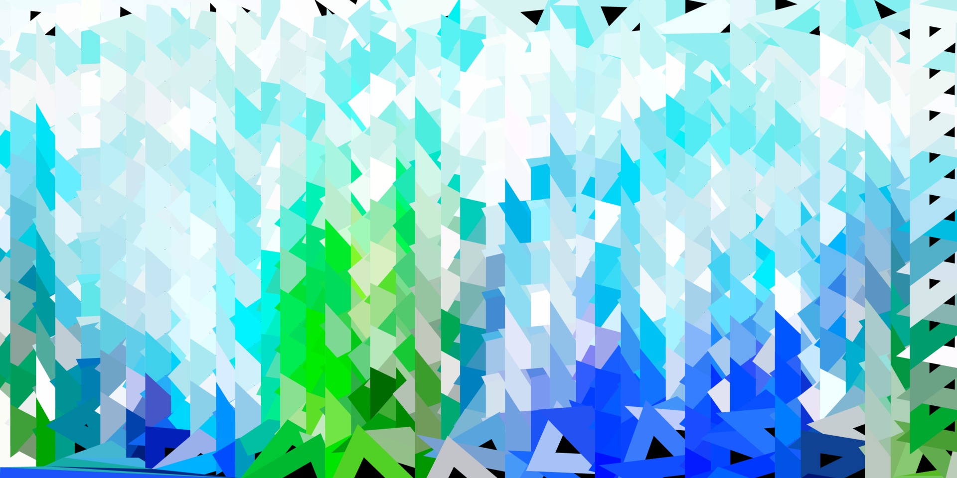 Light blue, green vector gradient polygon texture. 3171333 Vector Art