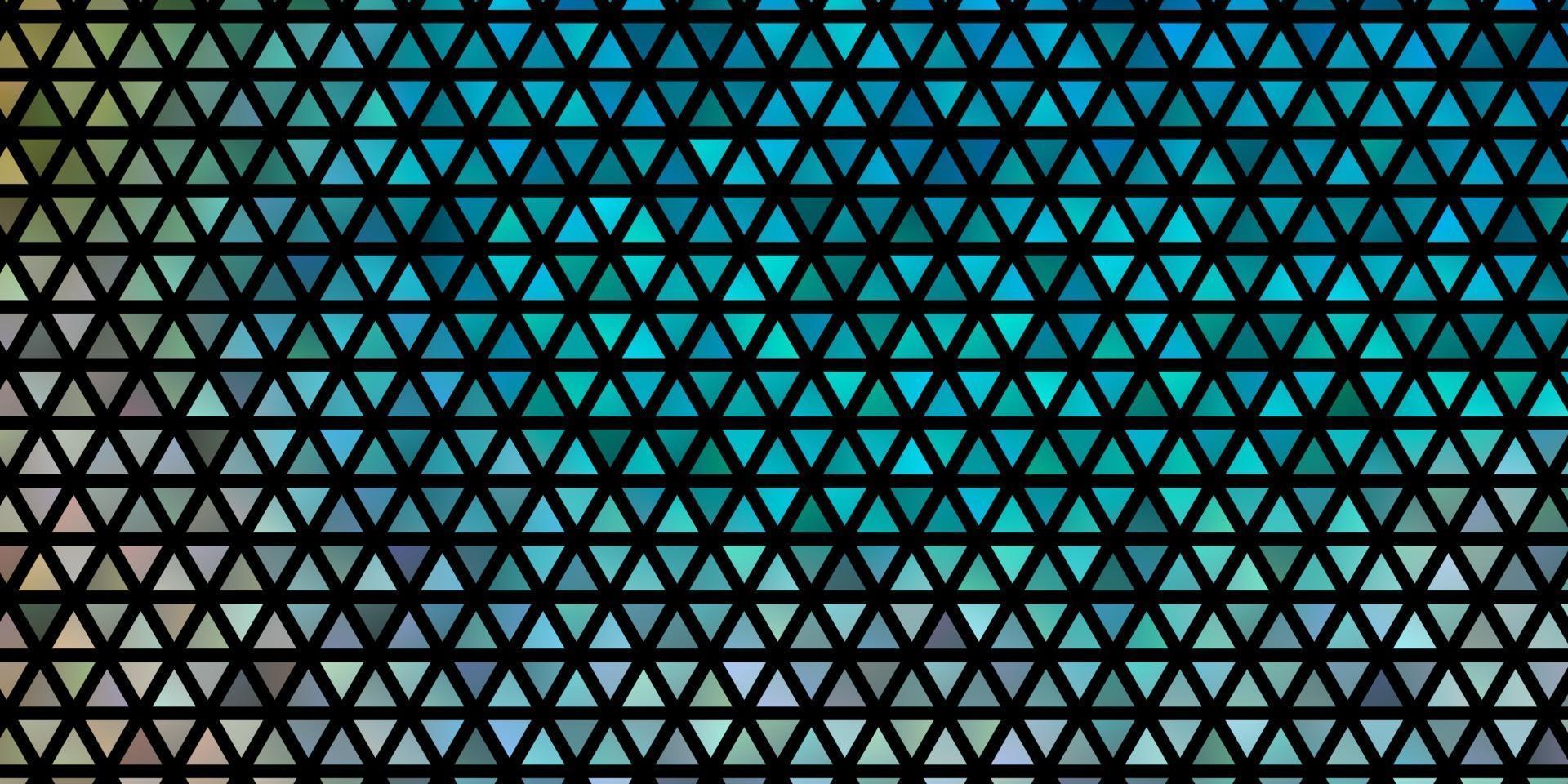 Light Blue, Yellow vector layout with lines, triangles.