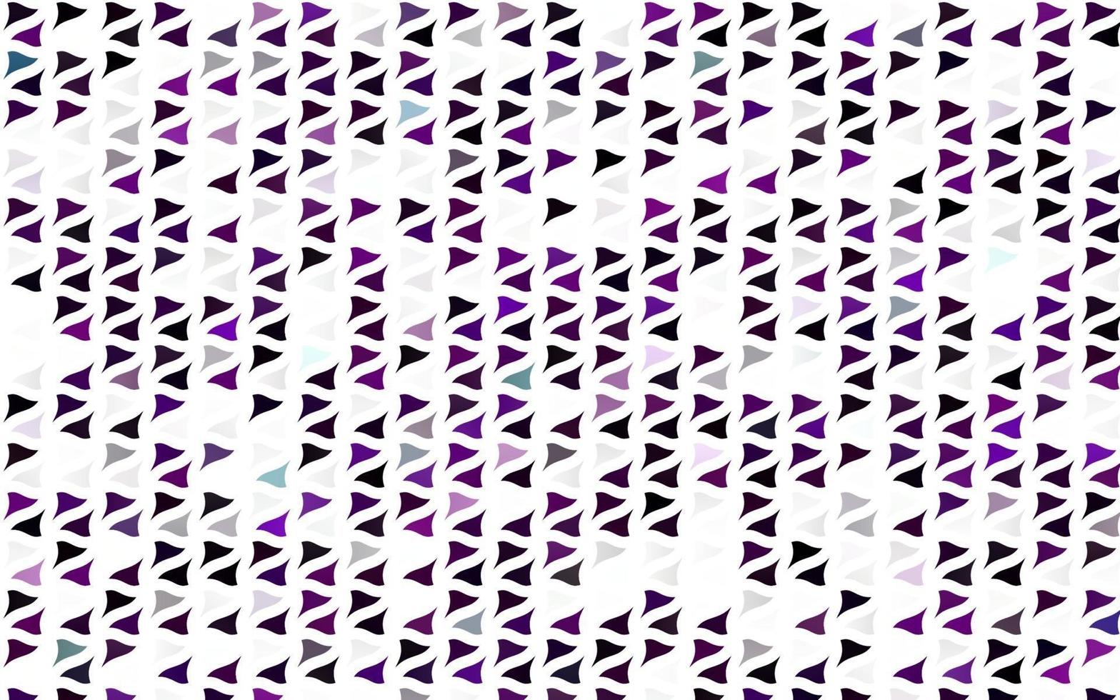 patrón de vector púrpura claro en estilo poligonal.