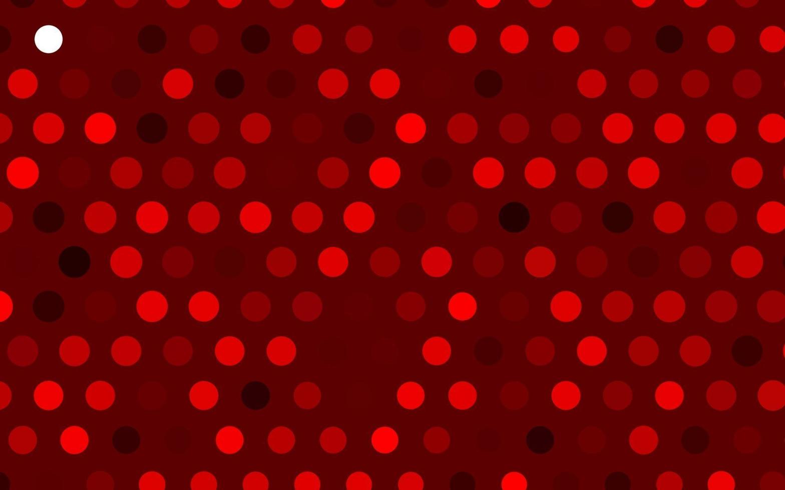 Light Red vector template with circles.