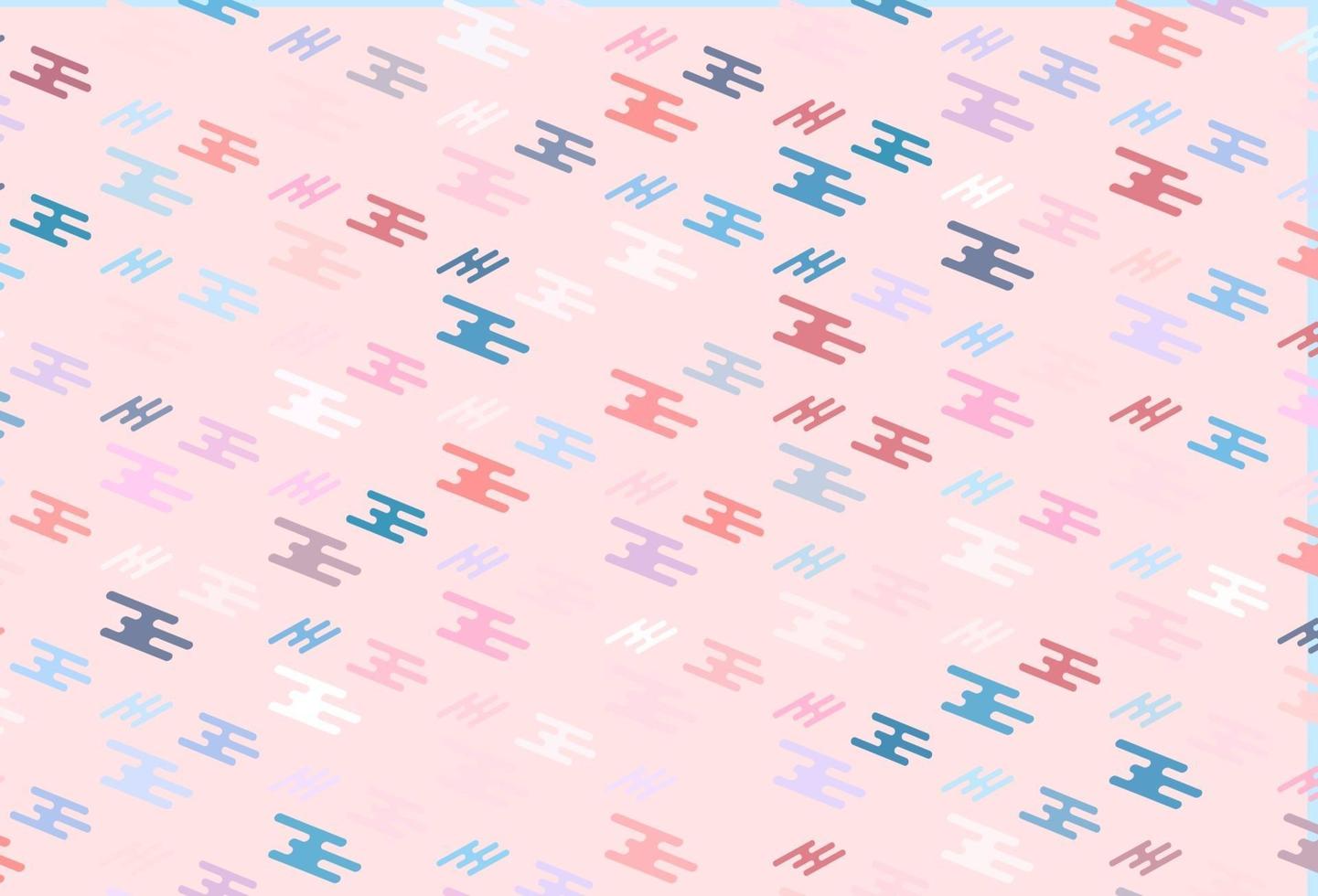 Light Blue, Red vector pattern with narrow lines.