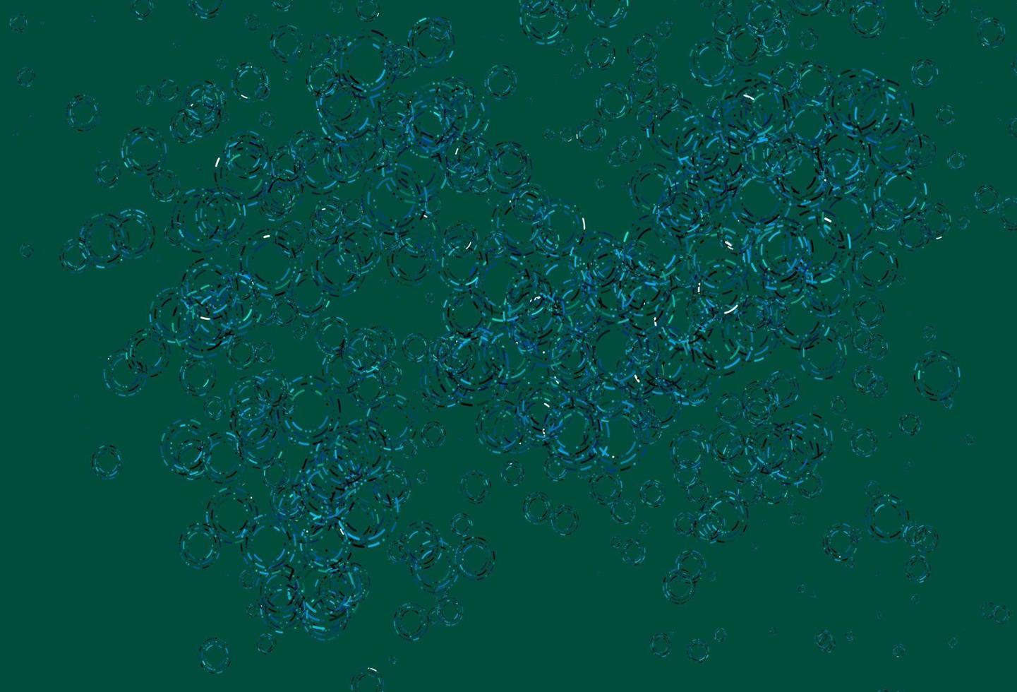 Light Blue, Green vector pattern with spheres.