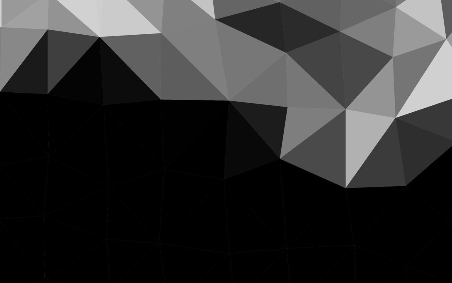 Light Silver, Gray vector polygon abstract layout.