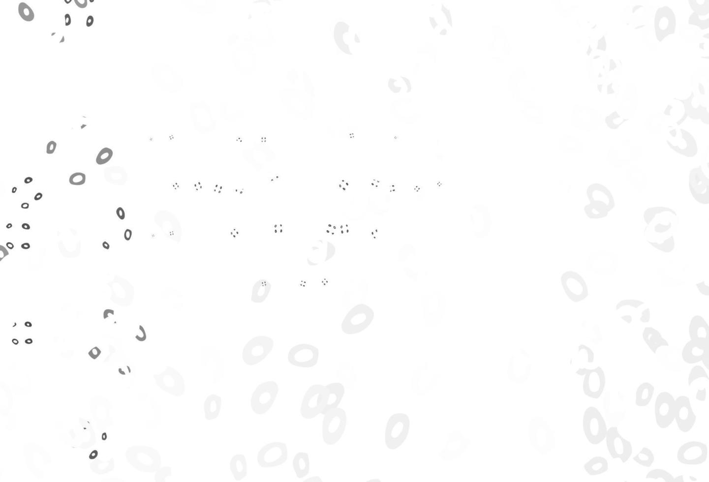 Light Silver, Gray vector background with bubbles.