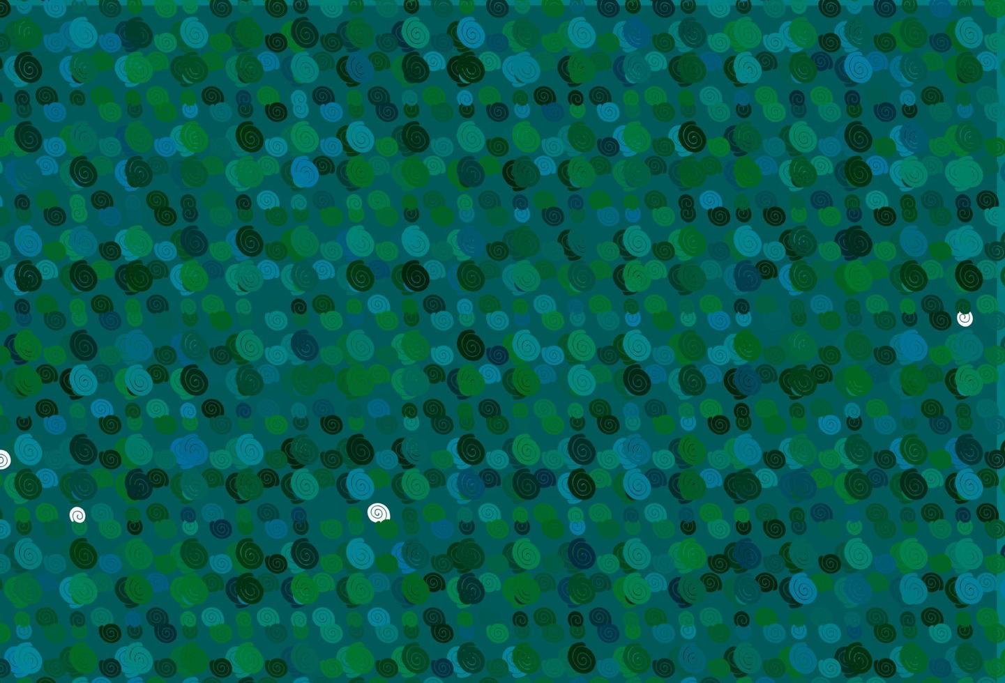 Light Blue, Green vector template with bubble shapes.