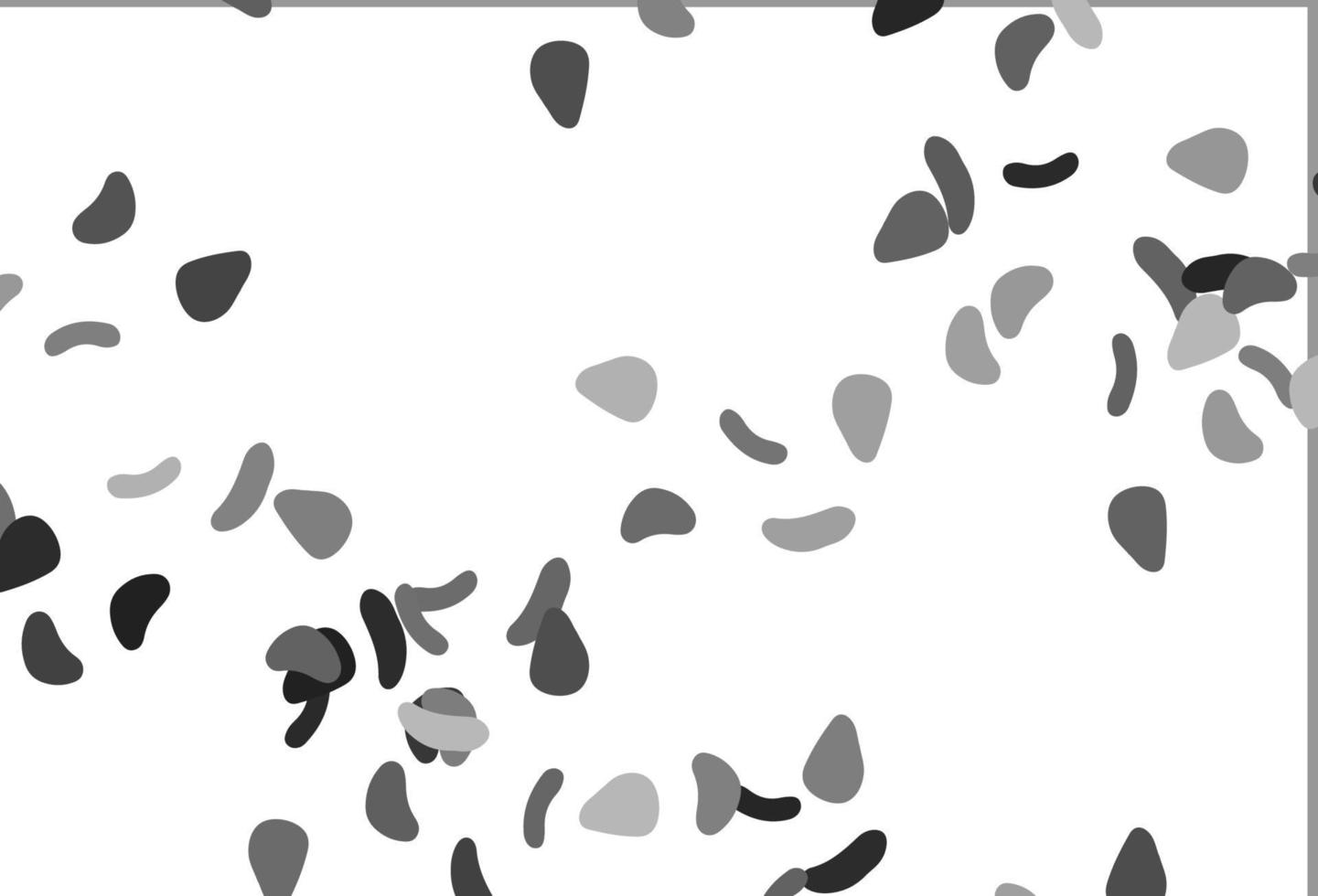 Light Silver, Gray vector template with memphis shapes.