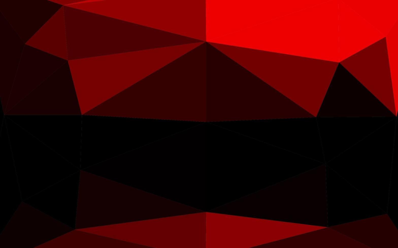 textura poligonal abstracta de vector rojo claro.