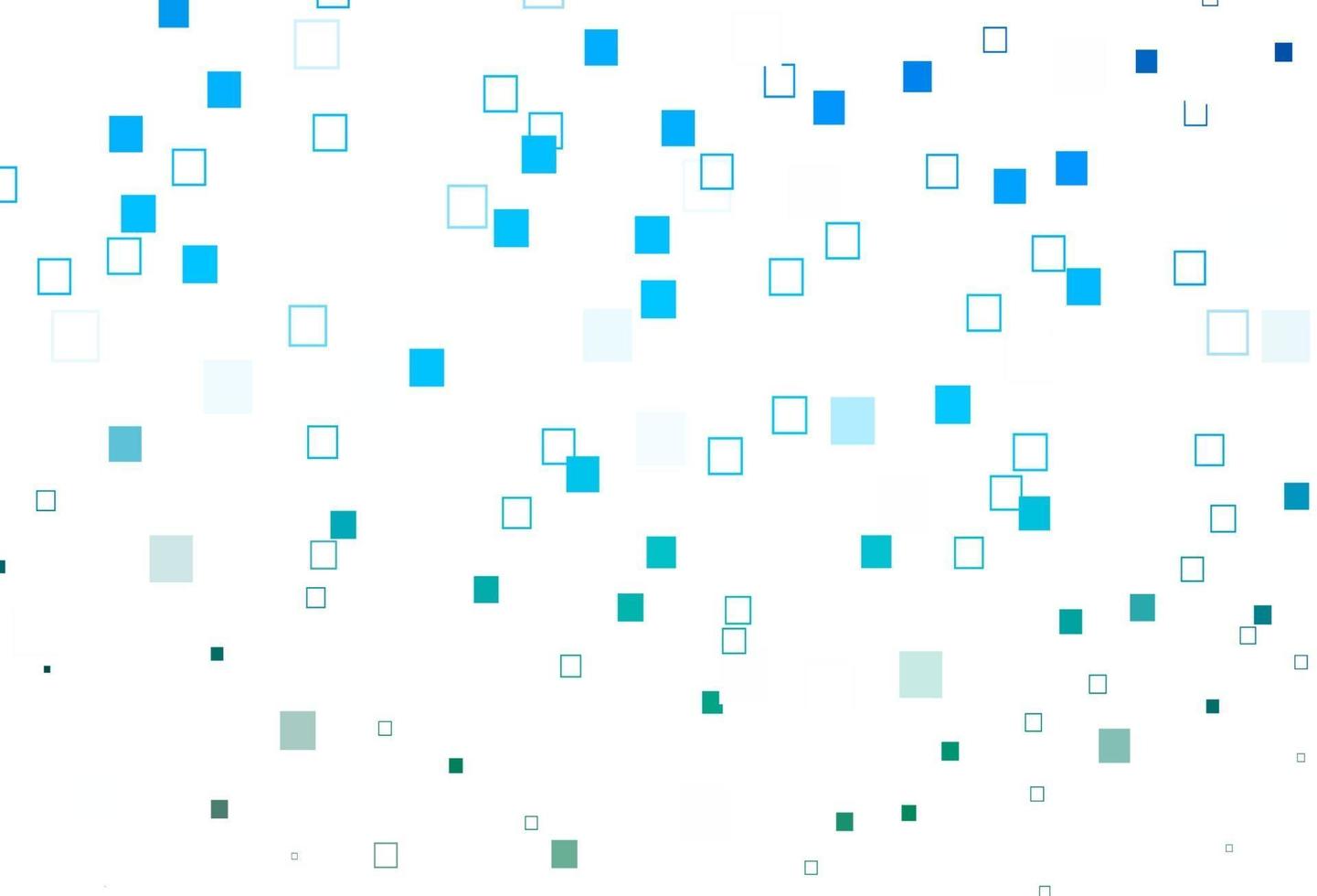 textura de vector azul claro, verde con estilo rectangular.