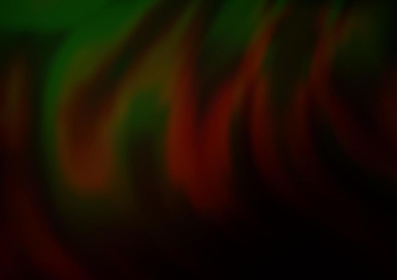 plantilla de vector verde oscuro, rojo con líneas, óvalos.