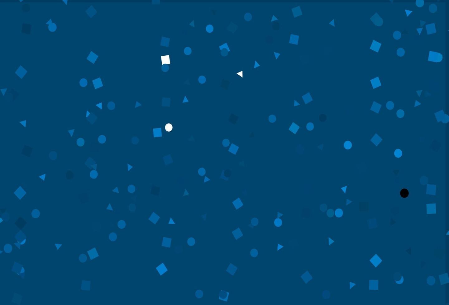 Light BLUE vector template with crystals, circles, squares.