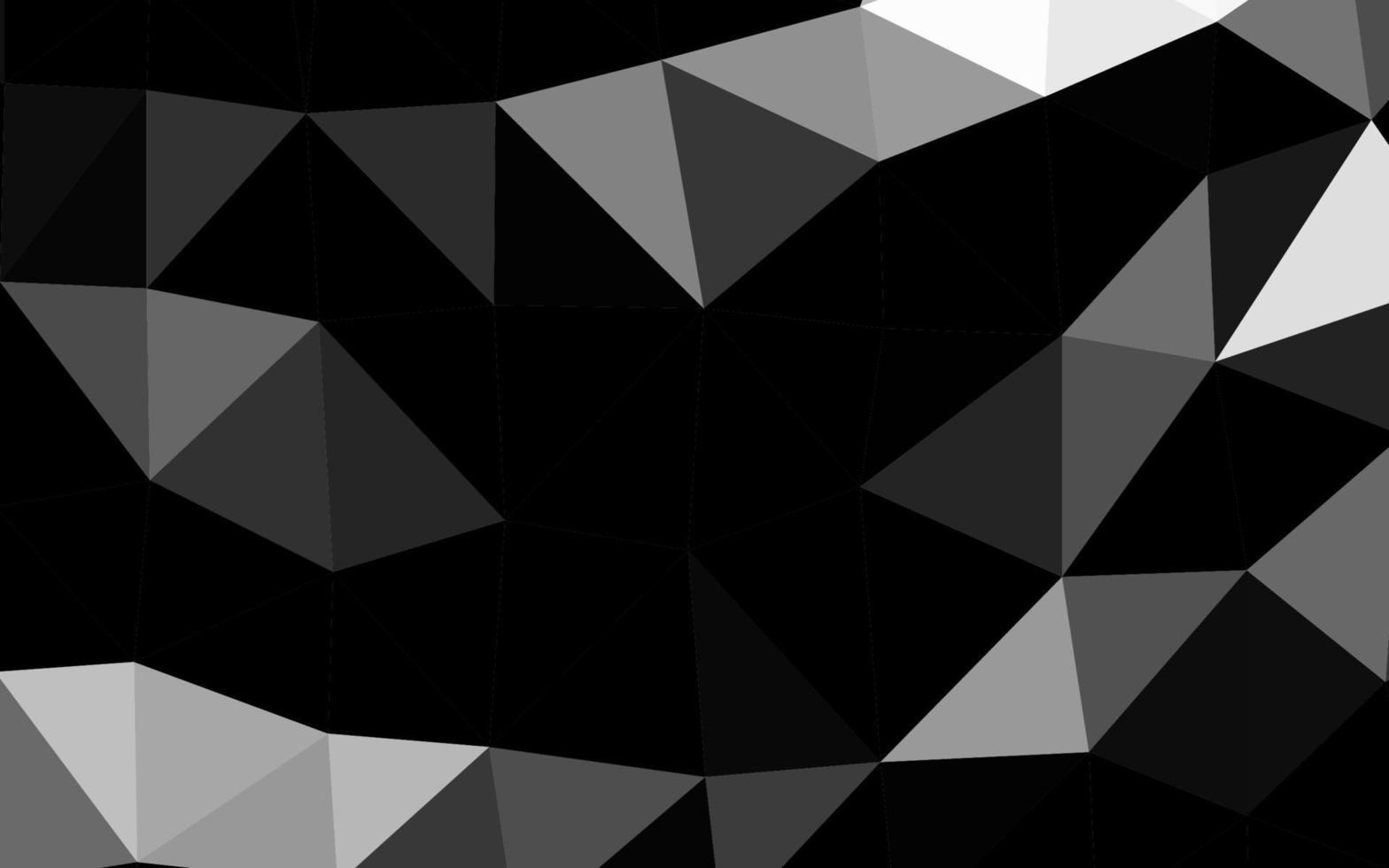 plata clara, textura de triángulo borroso vector gris.