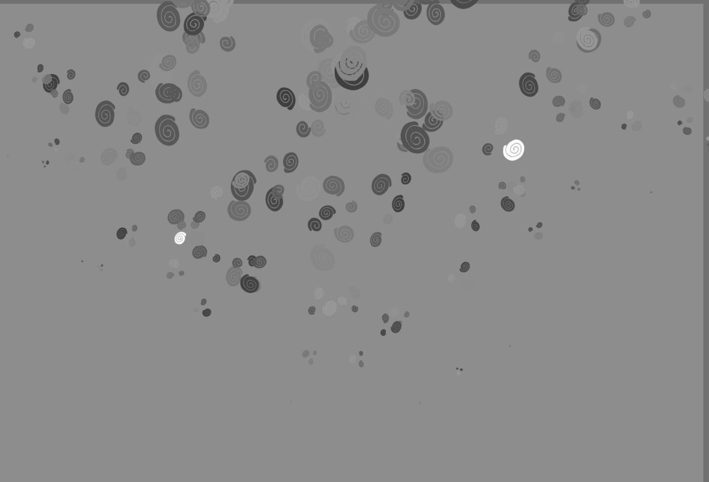 Light Silver, Gray vector background with liquid shapes.