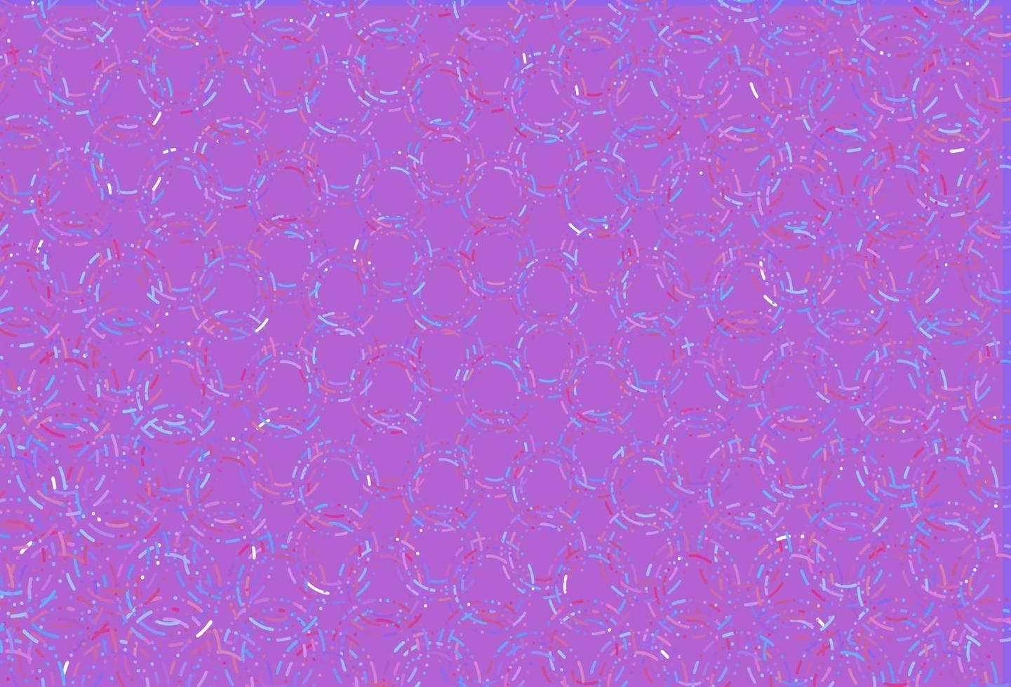 Fondo de vector rosa claro, azul con burbujas.
