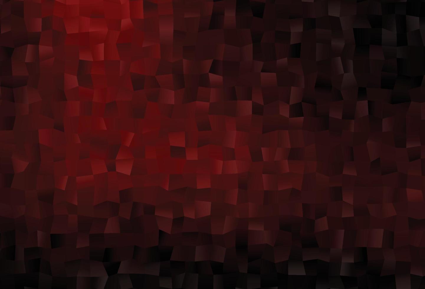 textura de mosaico de triángulo vector rojo oscuro.
