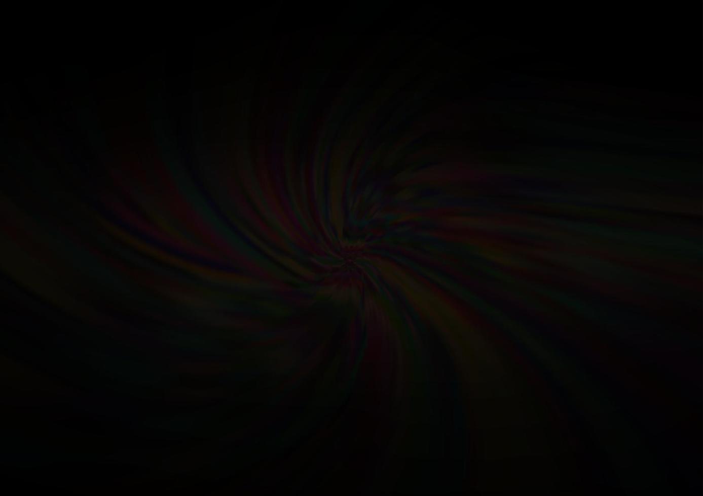 Dark Black vector pattern with lines, ovals.