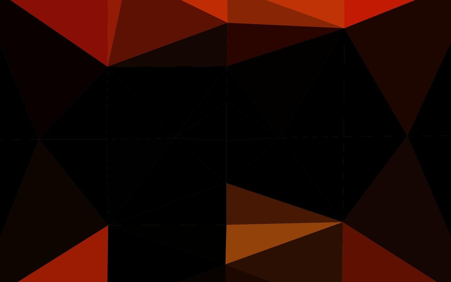 Light Orange vector blurry triangle template.
