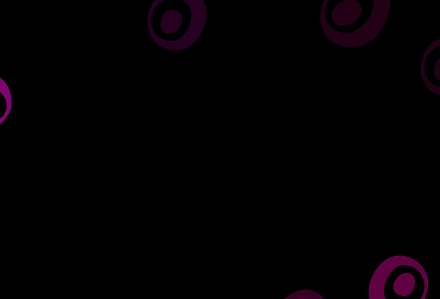 Dark Purple vector layout with circle shapes.