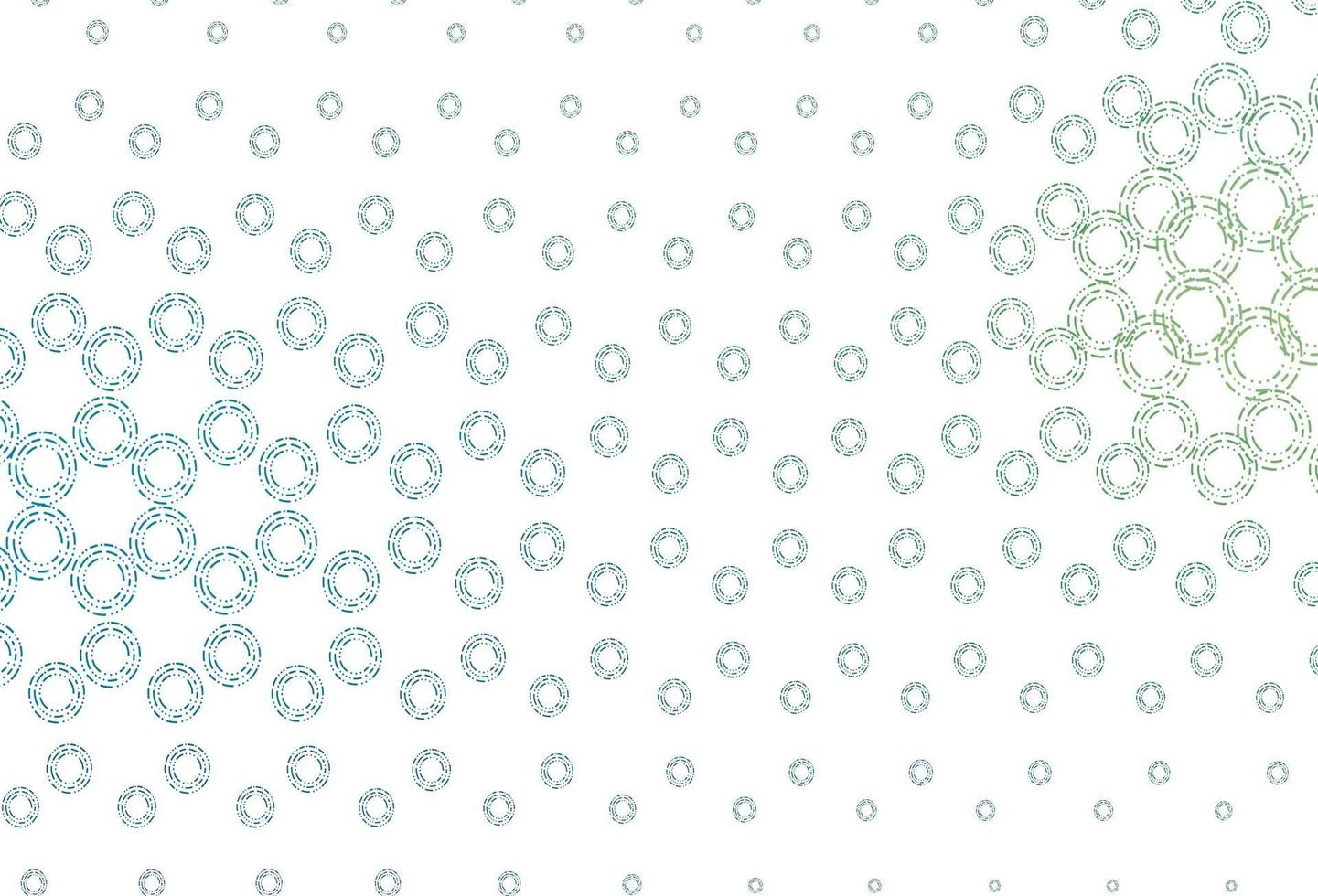 Light blue, green vector template with circles.