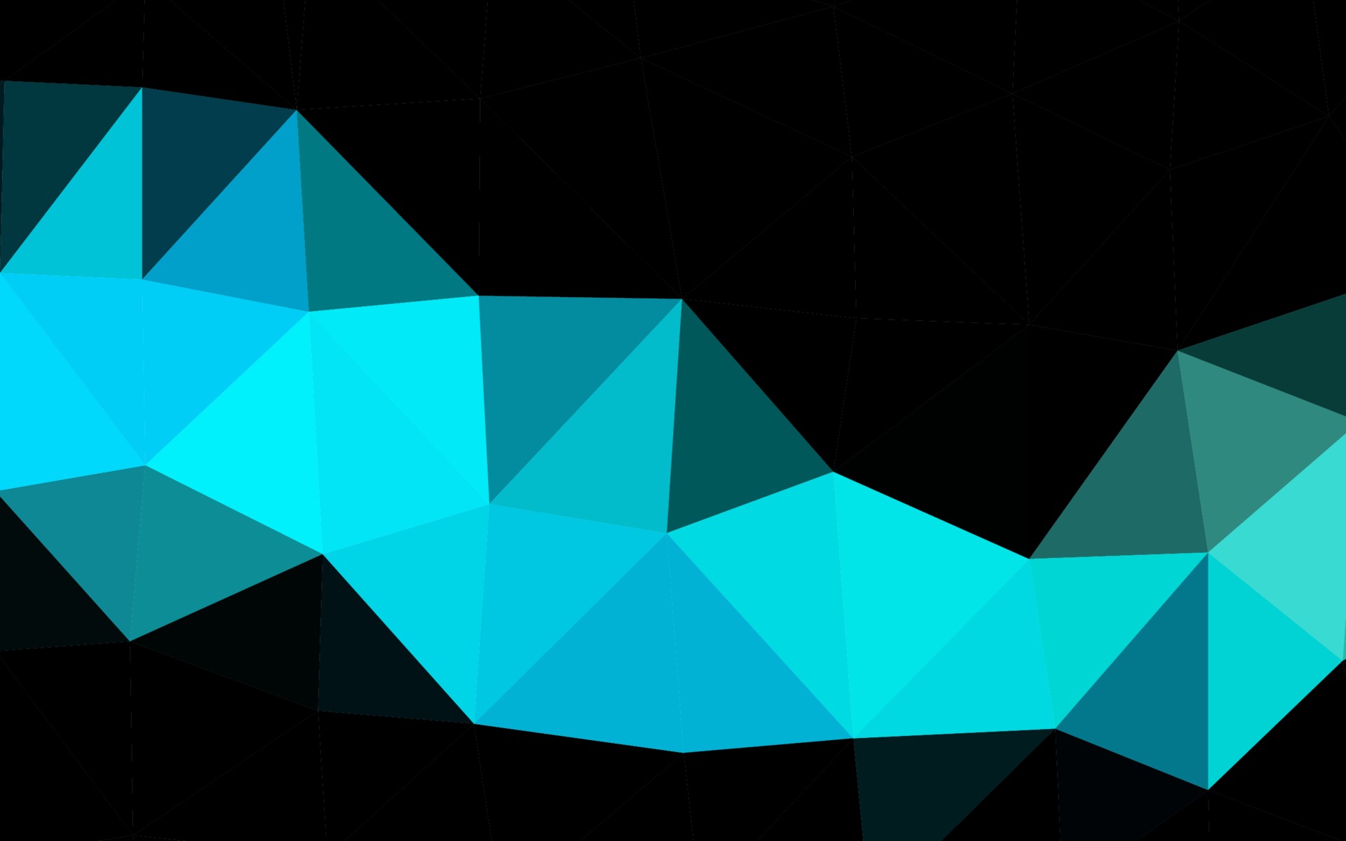 Light Blue, Green vector triangle mosaic template. 3172438 Vector Art