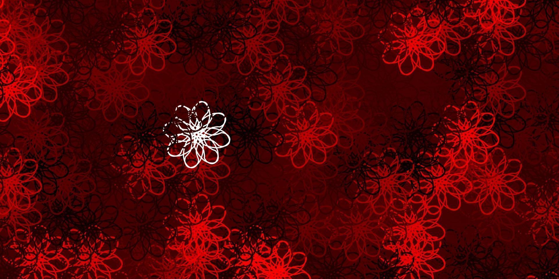 Light Red vector background with lines.