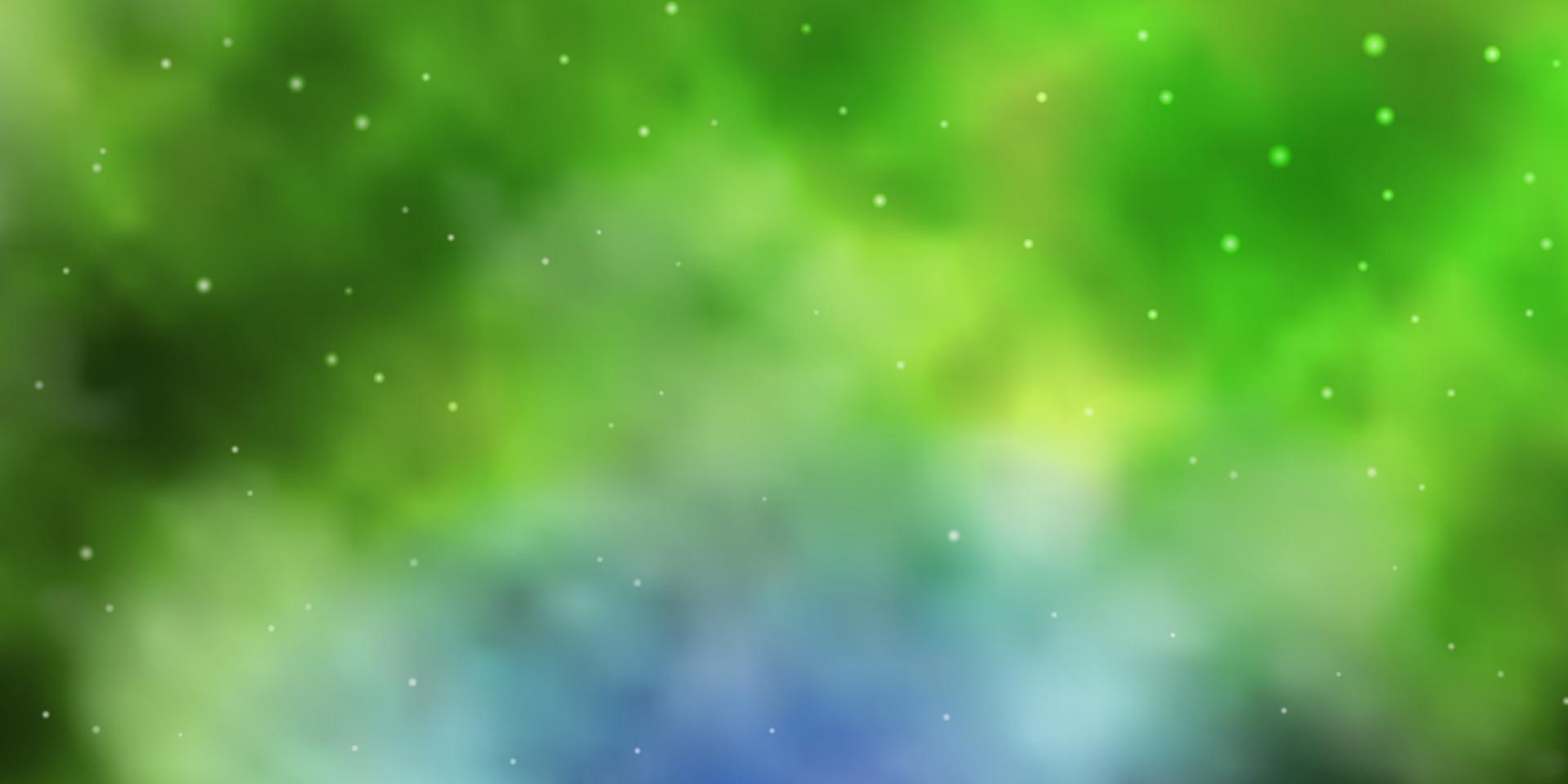 Light Blue, Yellow vector layout with bright stars.