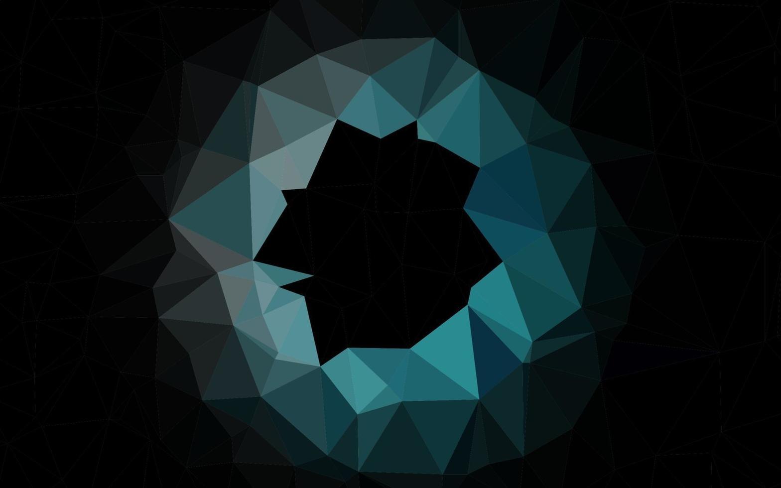 Light BLUE vector polygonal template.