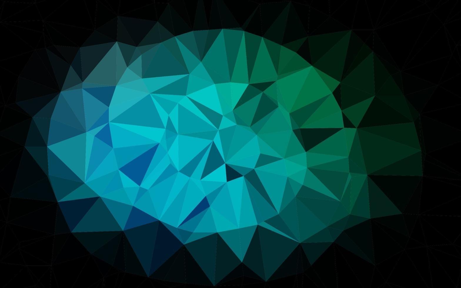 Light Blue, Green vector blurry triangle pattern.