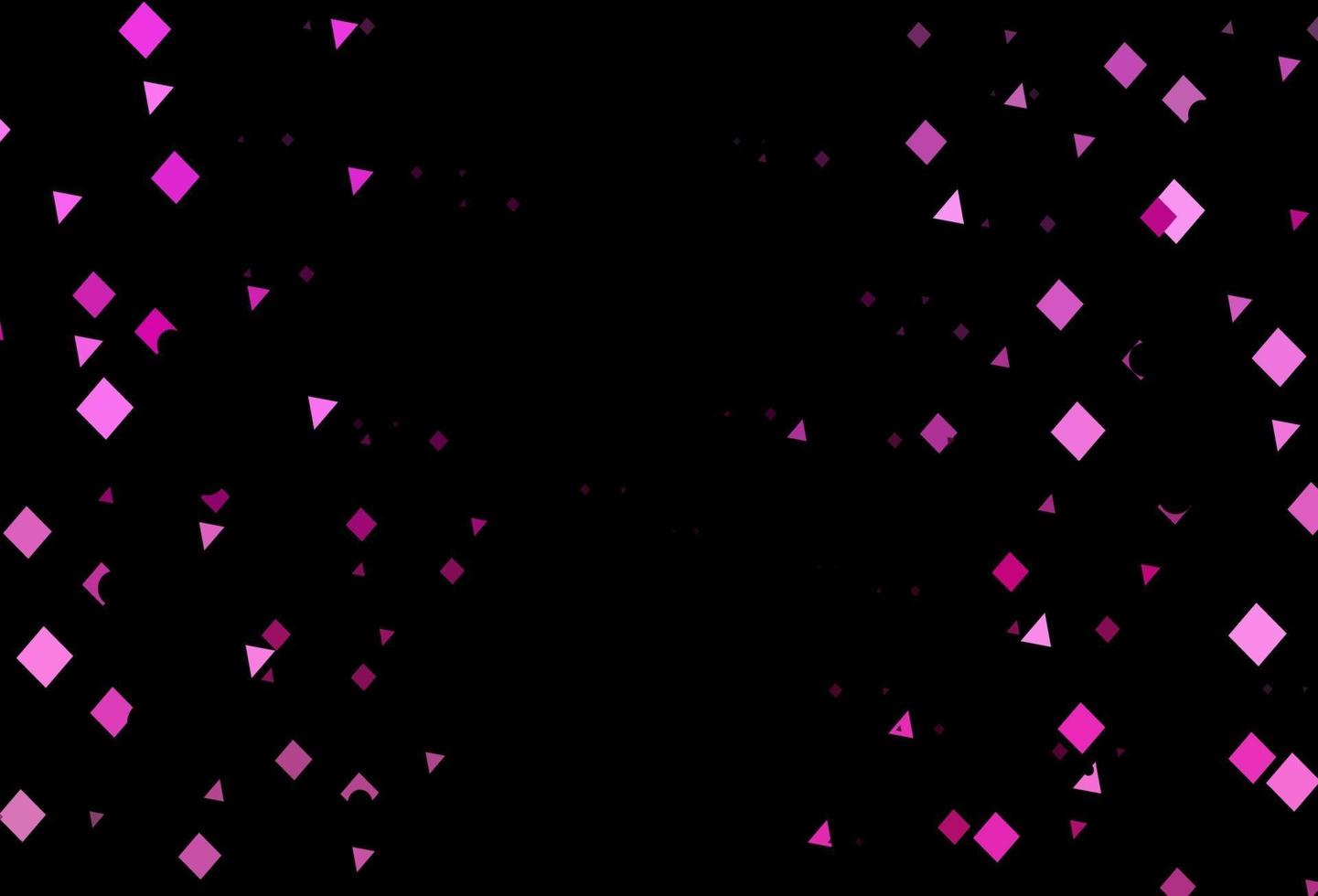 Dark pink vector texture in poly style with circles, cubes.